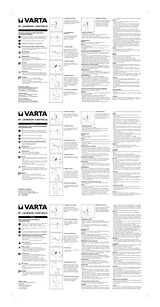 Varta MOTORRADBATTERIE YB3L-B 558134 数据表
