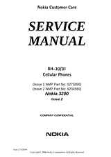Nokia 3200 Instruction De Maintenance