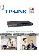 TP-LINK TL-SF1016D Справочник Пользователя