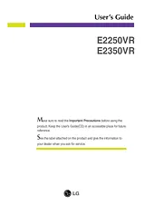 LG E2350VR Owner's Manual