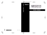 Roland KR-115 Manual Do Utilizador