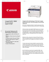 Canon imageclass d860 Manuale