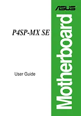 ASUS P4SP-MX SE Справочник Пользователя