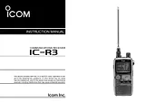 ICOM IC-R3 Справочник Пользователя