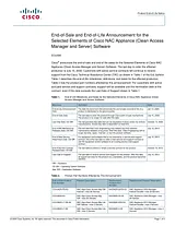 Cisco Cisco NAC Appliance 4.9.2 Guia De Informação