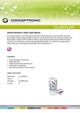 Conceptronic Stylish Wireless 2.4Ghz Laser Mouse 1200022 Manual De Usuario