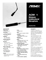 Peavey ACM-1 Справочник Пользователя