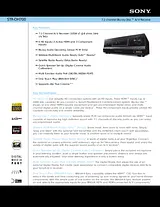 Sony str-dh700 Guia De Especificaciones