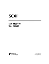 National Instruments SCXI-1190/1191 用户手册