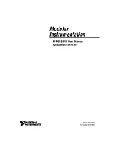 National Instruments NI PCI-5911 Manuale Utente