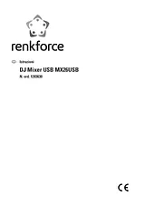 Renkforce DJ Mixer DJ-20 MX26USB Ficha De Dados