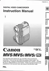 Canon MV5i 用户手册