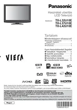 Panasonic TXL42U10E Guía De Operación