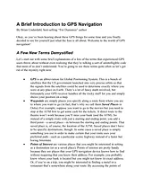 Pharos gps 135 Supplementary Manual