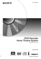 Sony DAR-RD100 User Guide