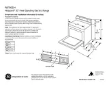 Hotpoint RB780DHBB Specification Sheet