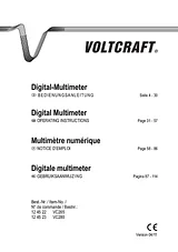 Voltcraft VC265 Green Line Digital Multimeter 4000 counts VC265 用户手册