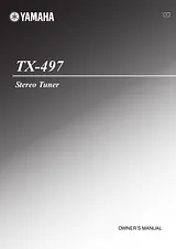 Yamaha TX-497 Справочник Пользователя