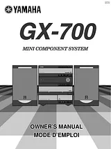 Yamaha GX700 Manuel D’Utilisation