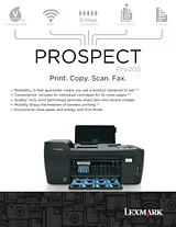 Lexmark Prospect Pro205 90T6040 Folheto