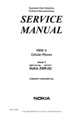 Nokia 3300 서비스 매뉴얼