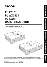 Ricoh PJ WX3131 User Manual