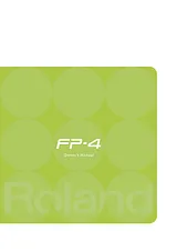 Roland fp-4 사용자 가이드