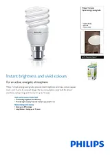 Philips Spiral energy saving bulb 8727900925807 8727900925807 Leaflet