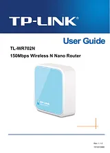 TP-LINK TL-WR702N Manuel D’Utilisation