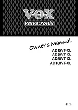 Vox AD50VT-XL Manual De Usuario
