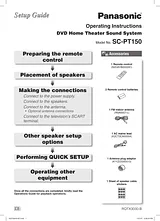 Panasonic sc-pt150 User Manual