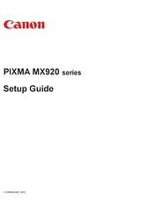 Canon PIXMA MX922 マニュアル