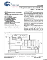 Cypress CY7C1352G Manuel D’Utilisation