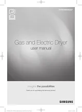 Samsung Gas Dryer with Steam Manual Do Utilizador