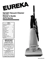 Eureka 4670 Series Manuel D’Utilisation