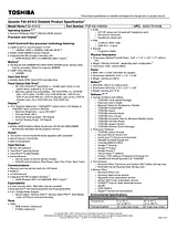 Toshiba F45-AV412 Specification Guide