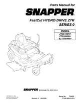 Snapper ZT20500BV Manuale Utente