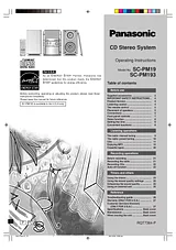 Panasonic SC-PM19 Manual De Usuario
