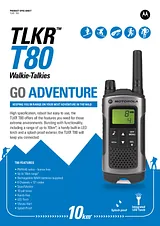 Zebra T80 Walkie Talkie P14MAA03A1BE 产品宣传页