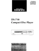 ONKYO dx-710 Mode D'Emploi