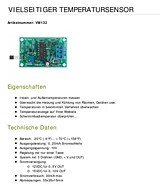 Velleman VM132 Техническая Спецификация