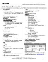 Toshiba C855D-S5353 PSCBUU-001005 User Manual