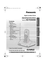 Panasonic kx-tcd455 Manuel D’Utilisation