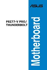 ASUS P8Z77-V PRO/THUNDERBOLT Справочник Пользователя