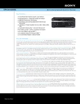 Sony str-da4300es Guida Specifiche