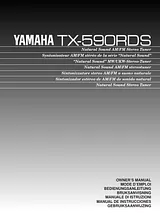Yamaha TX-590RDS Manual Do Utilizador