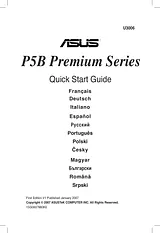 ASUS P5B Premium Vista Edition Краткое Руководство По Установке