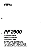 Yamaha PF2000 Manual Do Utilizador