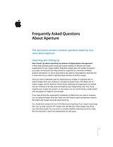 Apple aperture 정보 가이드
