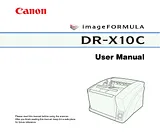 Canon imageFORMULA DR-X10C Production Document Scanner Инструкция